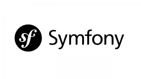 Logotipo de Symfony sobre fondo blanco