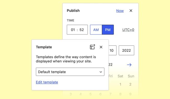 Ajustes de publicaciones en WordPress 6.1