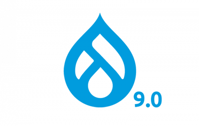 Logotipo de Drupal 9 CMS