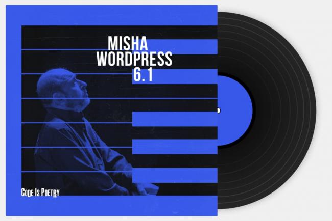 Portada de WordPress 6.1 Misha