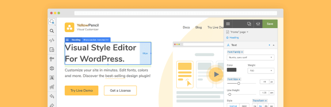 YellowPencil, plugin para WordPress