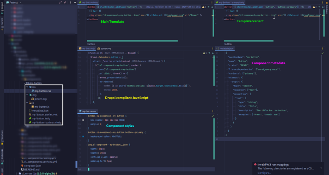 Single Directory Components.- Drupal